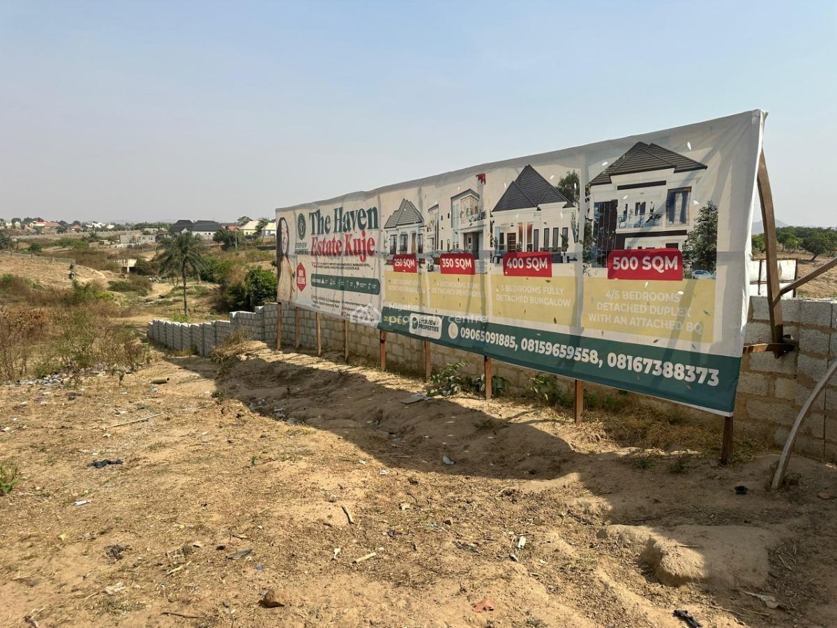 250sqm Plot for 2-bedroom Semi-detached Bungalow, Kuje, Abuja, Residential Land for Sale