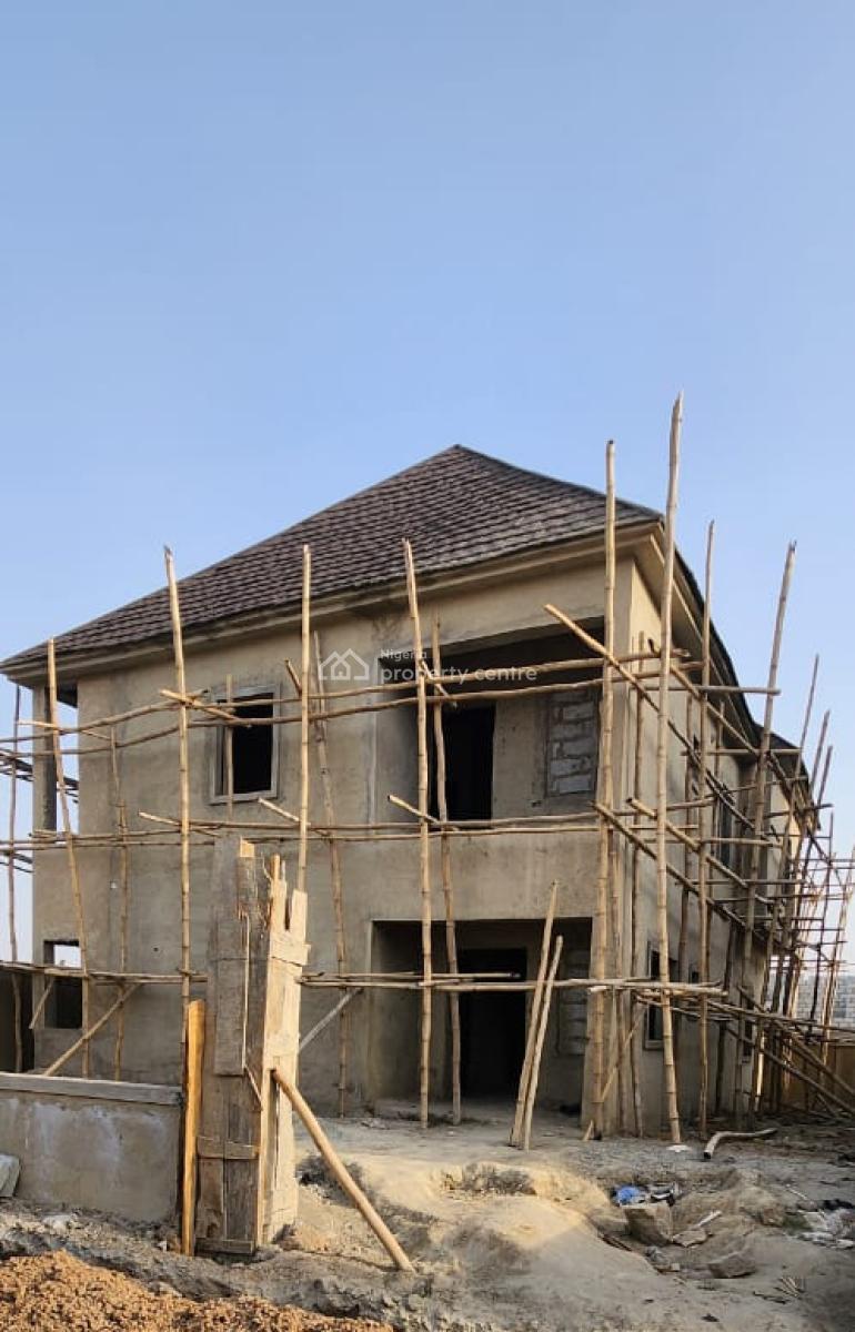 a Standard 4 Bedroom Detached Duplex at 85% Completion Stage, Lugbe District, Abuja, Detached Duplex for Sale