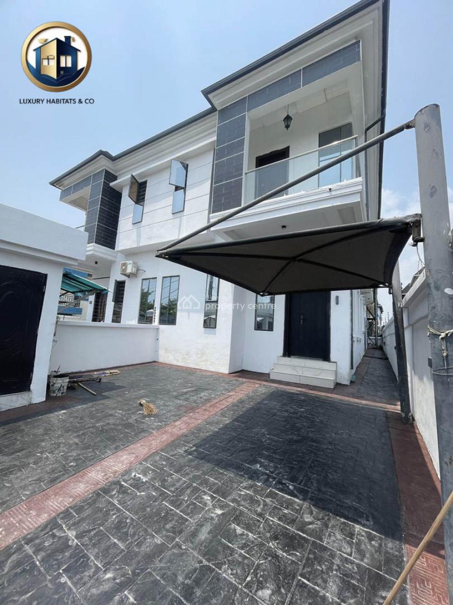 4 Bedroom Semi-detached Duplex, Chevron, Lekki, Lagos, Semi-detached Duplex for Rent