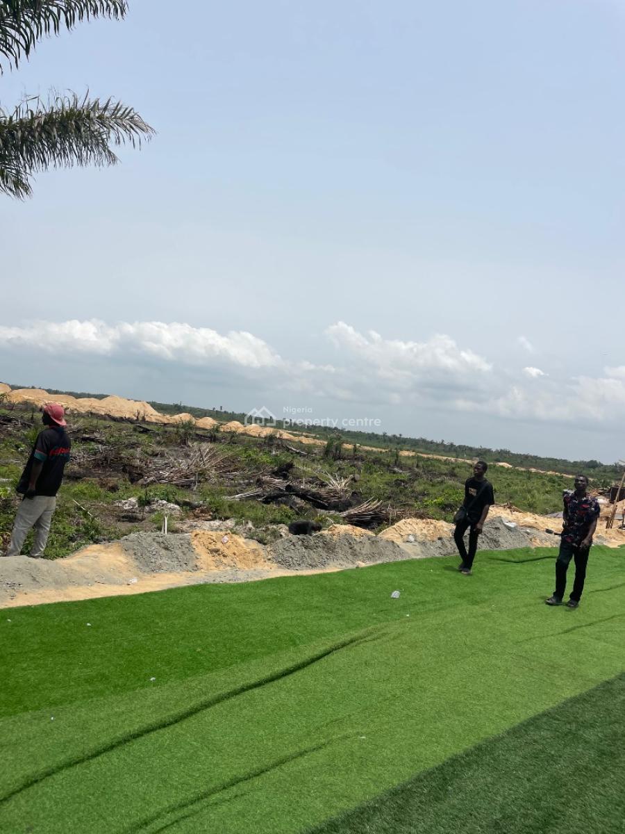 Developed Dry Land for Commercial Purposes with C of O, Downtown Commercial Located Directly Facing Lagos-calabar Expressway, Ibeju Lekki, Lagos, Commercial Land for Sale