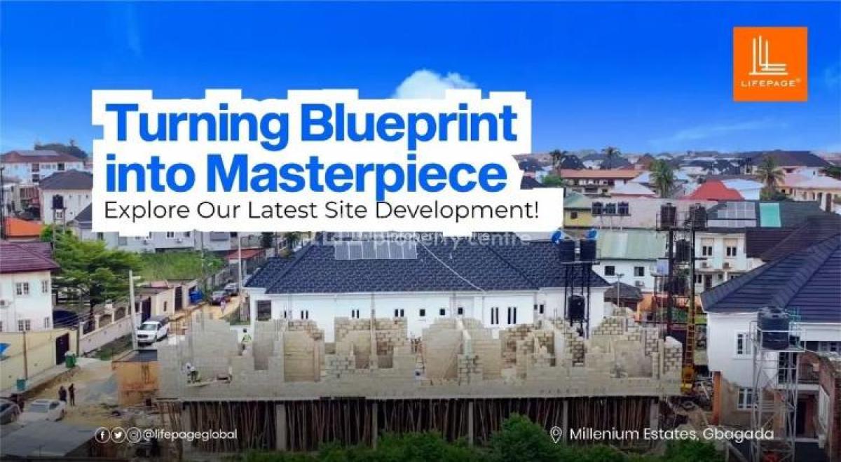 Luxury 4-bedroom Fully Detached Duplex in a Premium Estate, Orange Terraces, Gbagada, Lagos, Terraced Duplex for Sale