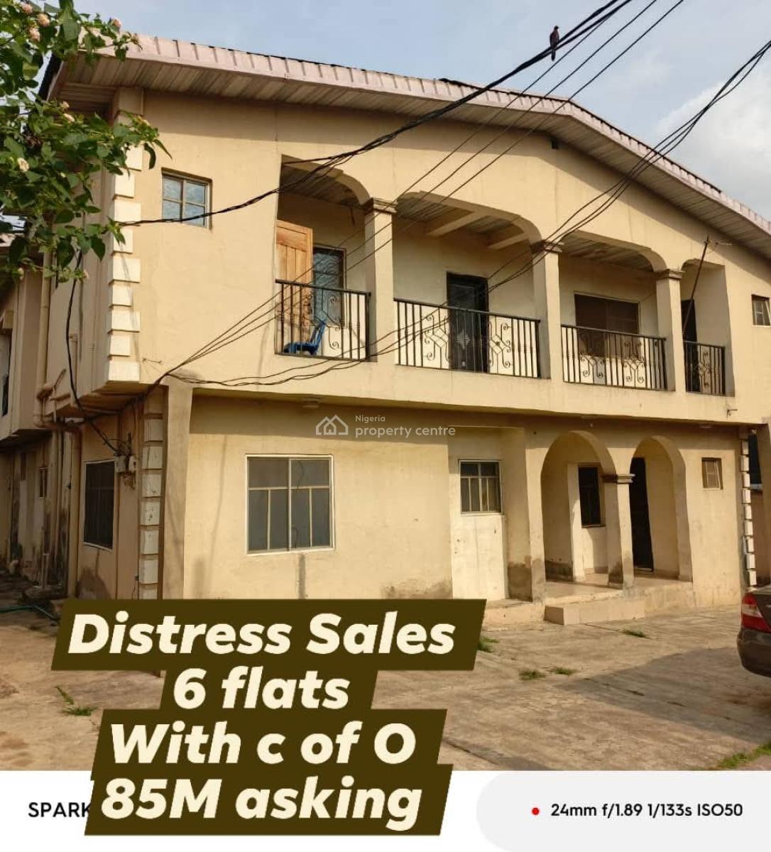 4 Units of 2 Bedrooms Flats, a 3 Bedroom Flat & a Mini-flat, Igando, Ikotun, Lagos, Block of Flats for Sale