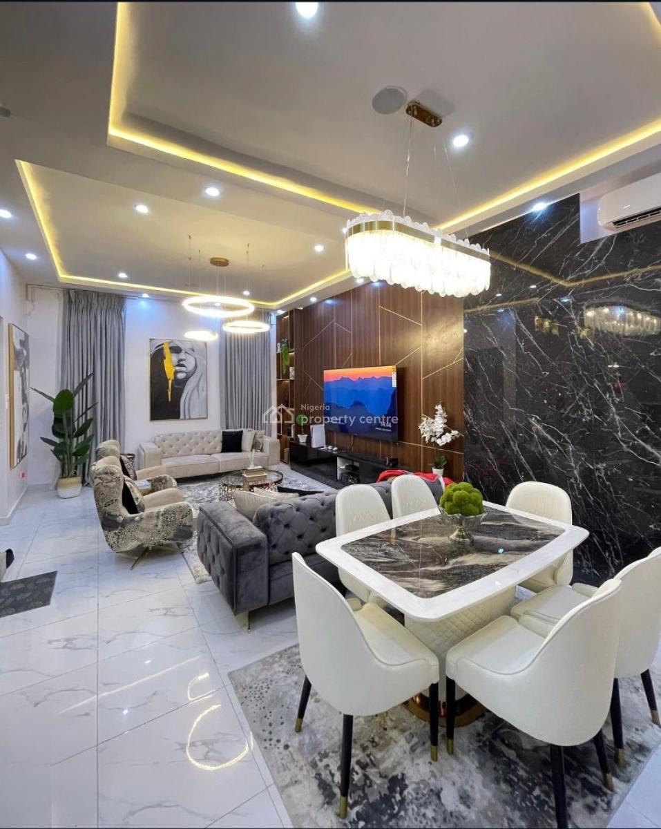 Fully Furnished 4 Bedroom Semi Duplex, Chevron,lekki, Lekki Expressway, Lekki, Lagos, Semi-detached Duplex for Rent