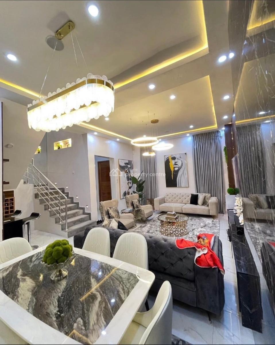 Fully Furnished 4 Bedroom Semi Duplex, Chevron,lekki, Lekki Expressway, Lekki, Lagos, Semi-detached Duplex for Rent