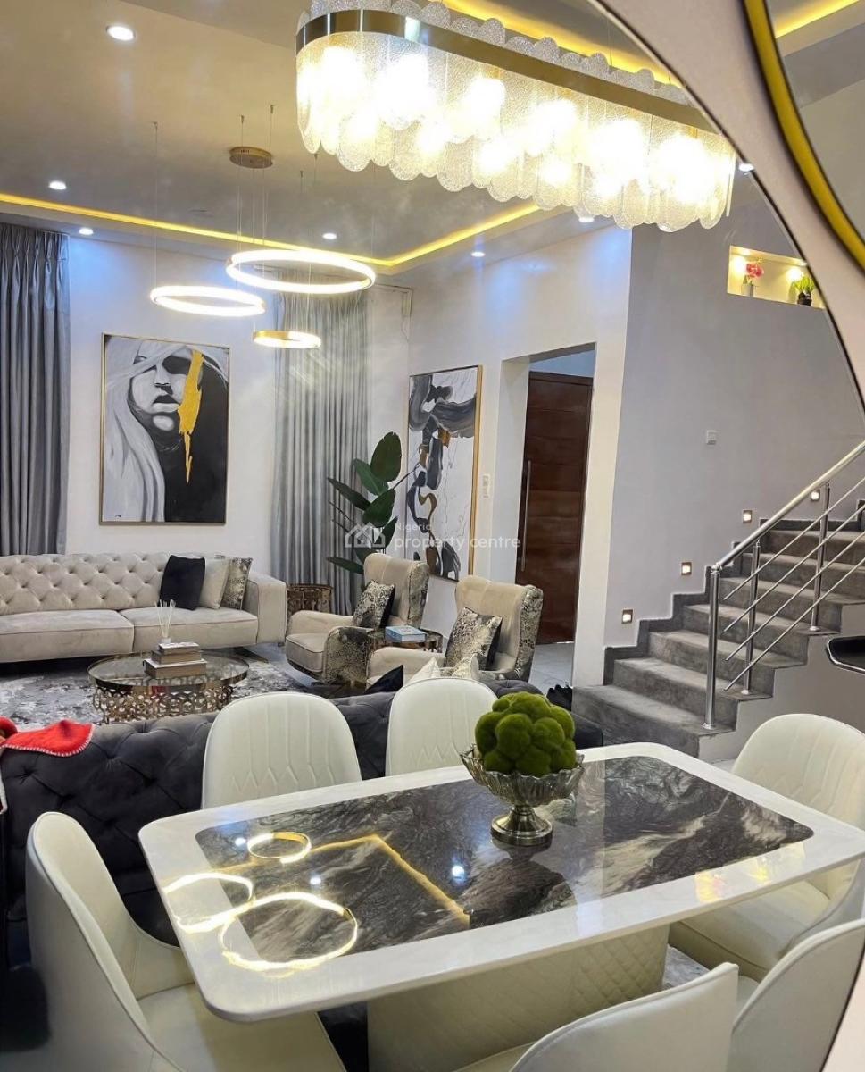 Fully Furnished 4 Bedroom Semi Duplex, Chevron,lekki, Lekki Expressway, Lekki, Lagos, Semi-detached Duplex for Rent