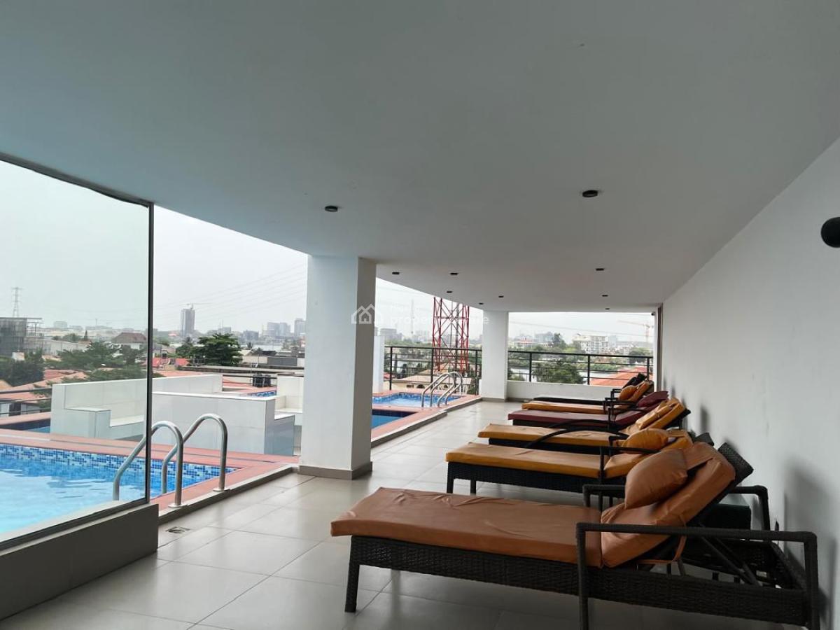 Luxury 1 Bedroom with Rooftop Pool & Gym, Lekki Phase 1, Lekki, Lagos, Mini Flat (room and Parlour) Short Let