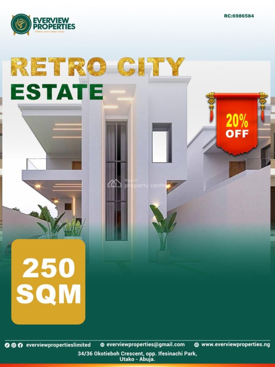 250sqm Plot for 4-bedroom Semi-detached Duplex, Karsana, Abuja, Residential Land for Sale