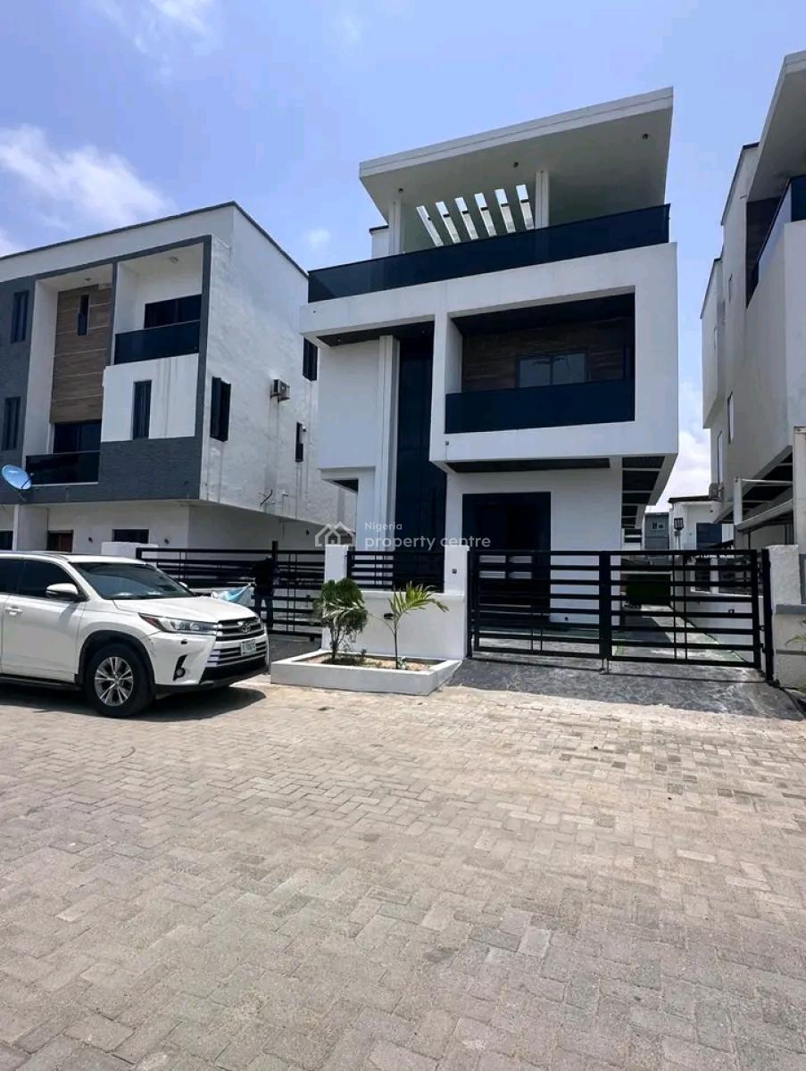 Brand New 4 Bedroom Fully Detached Ðuplex with a Swimming Pool, Orchid Road, Lekki, Lagos, Detached Duplex for Sale