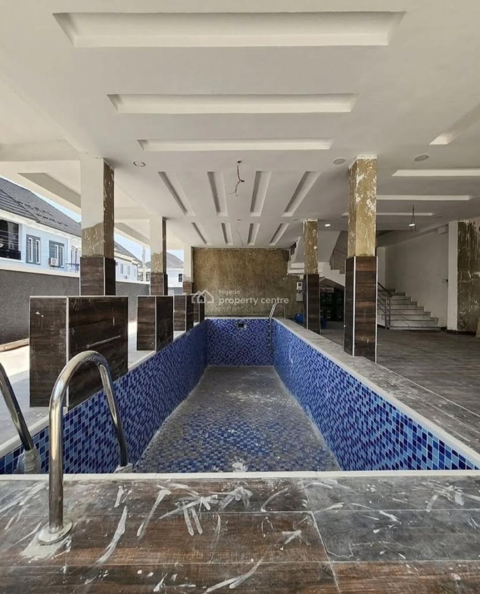 Newly Built and Serviced 4 Bedrooms En-suite Townhouse with Fitted Kitchen, Chevron Drive, Before 2nd Toll Gate, Lekki, Lagos, Terraced Duplex for Rent