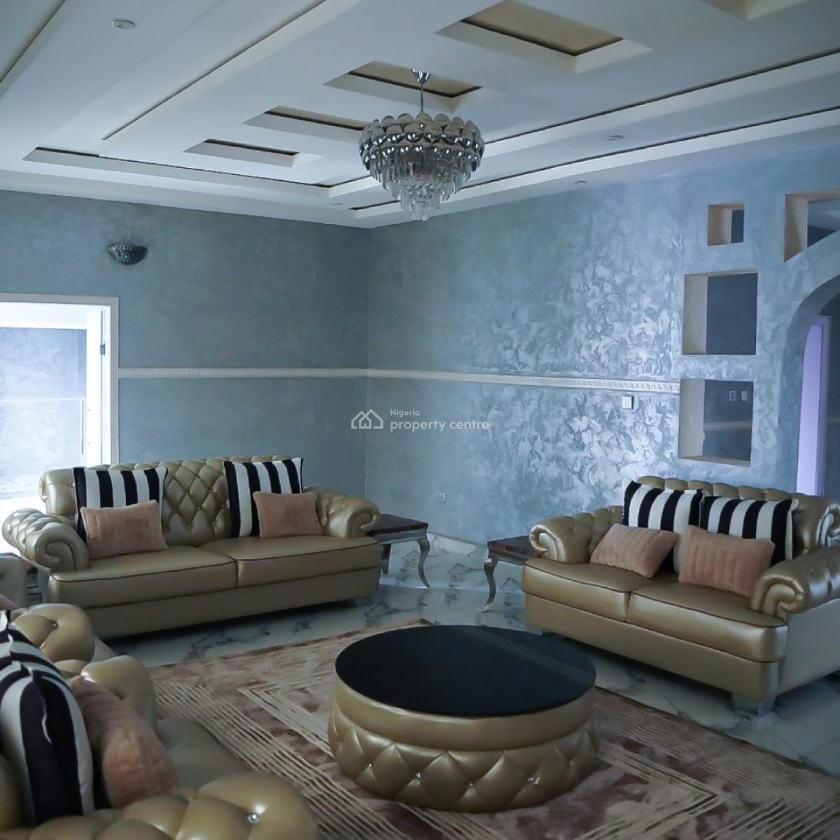 Furnished 5 Bedroom Duplex with a Penthouse, Naf Royal Court Beside Naf Harmony Estate, Eliozu, Port Harcourt, Rivers, Detached Duplex for Rent