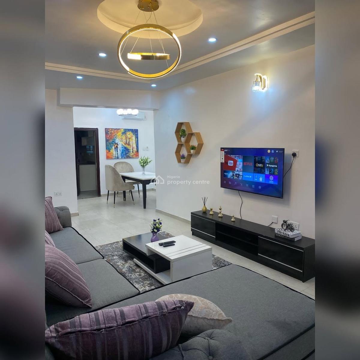 Nicely Furnished 2 Bedroom Apartment, Woji, Port Harcourt, Rivers, Flat / Apartment Short Let