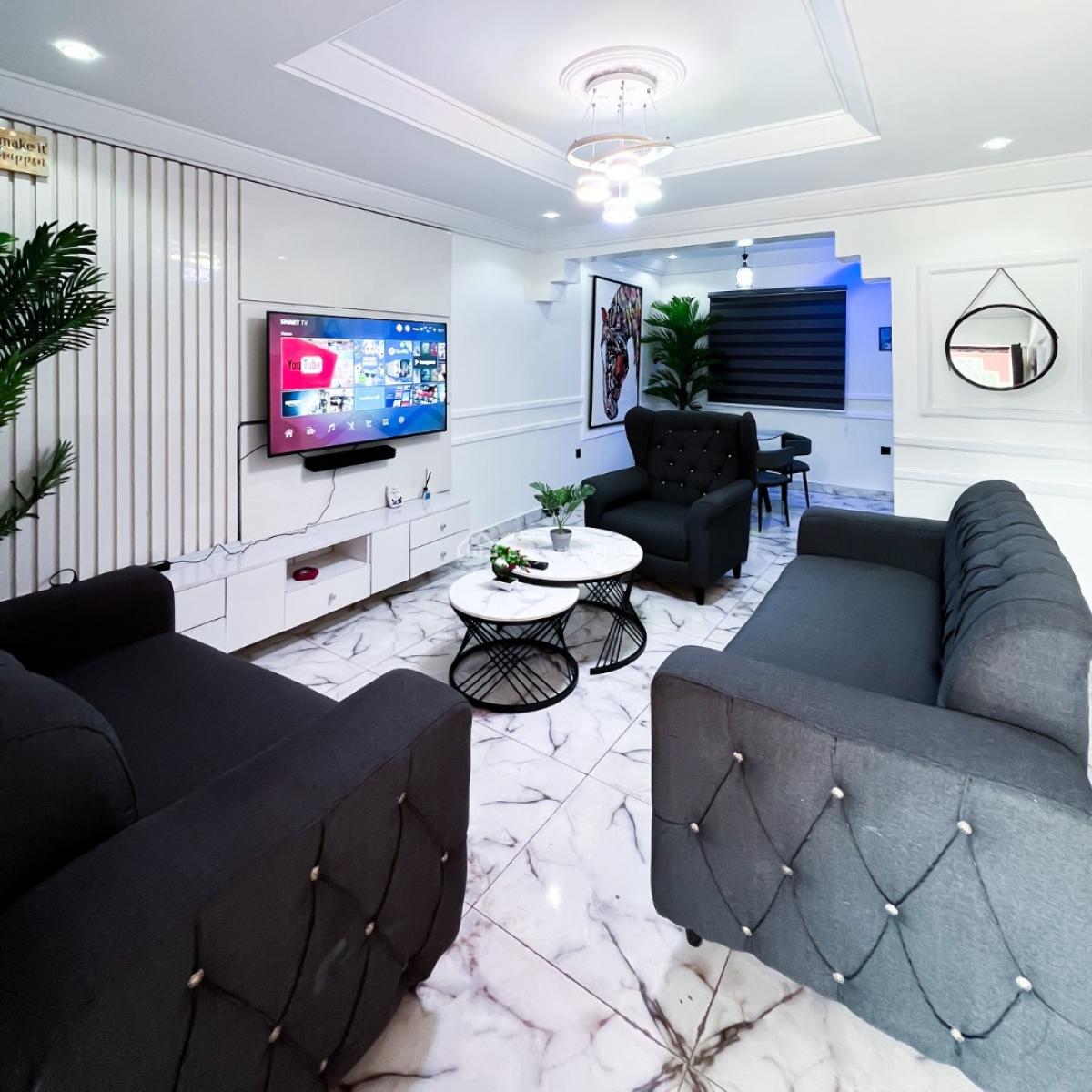 Nicely Furnished 3 Bedroom Apartment, Independence Layout, Enugu, Enugu, Flat / Apartment Short Let