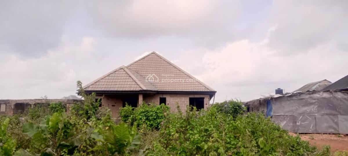 Standard Roofed 4 Bedroom Bungalow on Full Plot, Lusada Agbara, Close to The Expressway, Agbara-igbesa, Lagos, Detached Bungalow for Sale