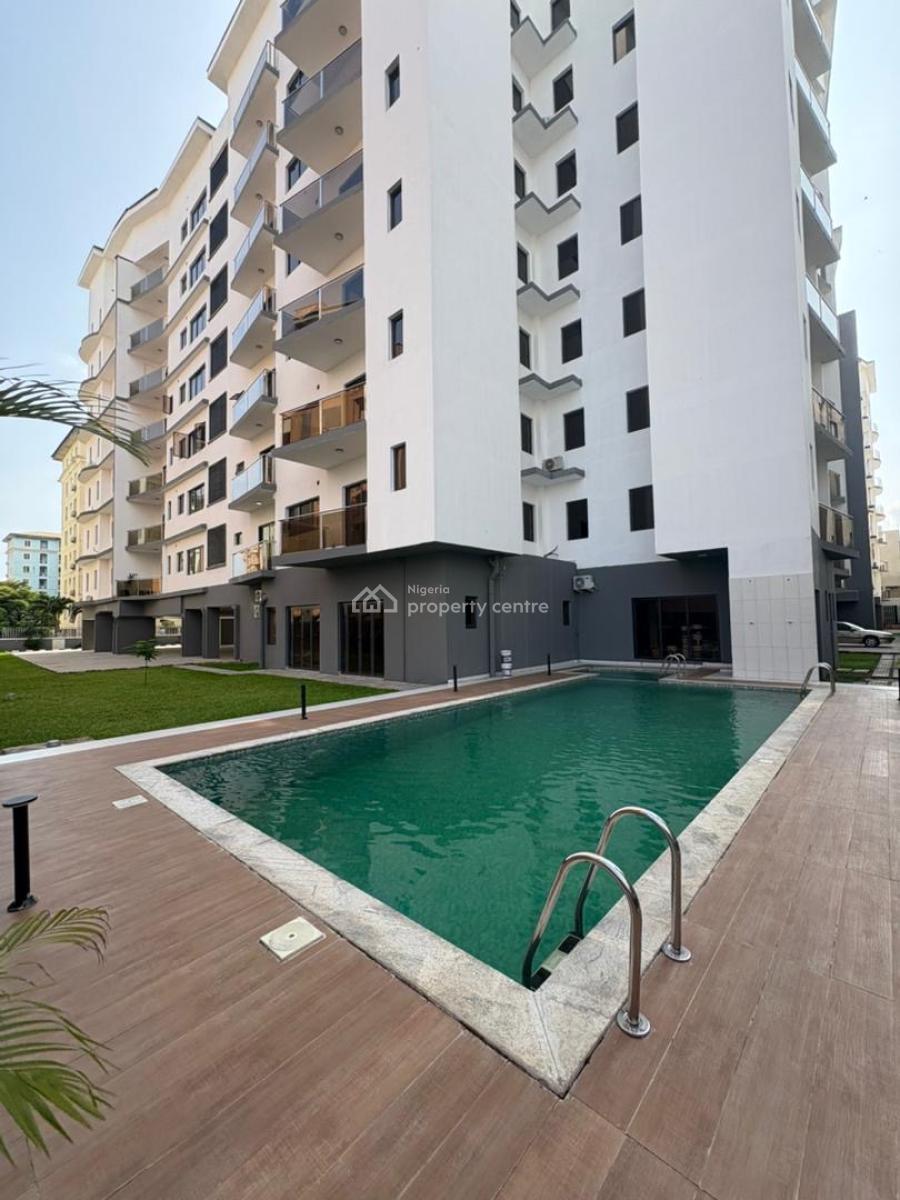 Exquisite 3 Bedroom Apartment with Bq and Study, Ikate, Lekki, Lagos, Flat / Apartment for Rent