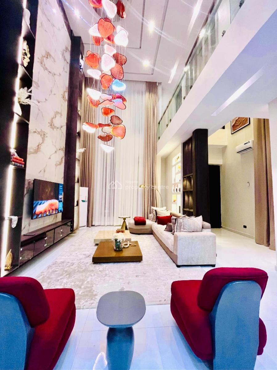 Super Luxury 5bedrooms Fully Detached House with Cinema , Gym, & Swimm, Megamound Estate, Lekki, Lagos, Detached Duplex for Rent