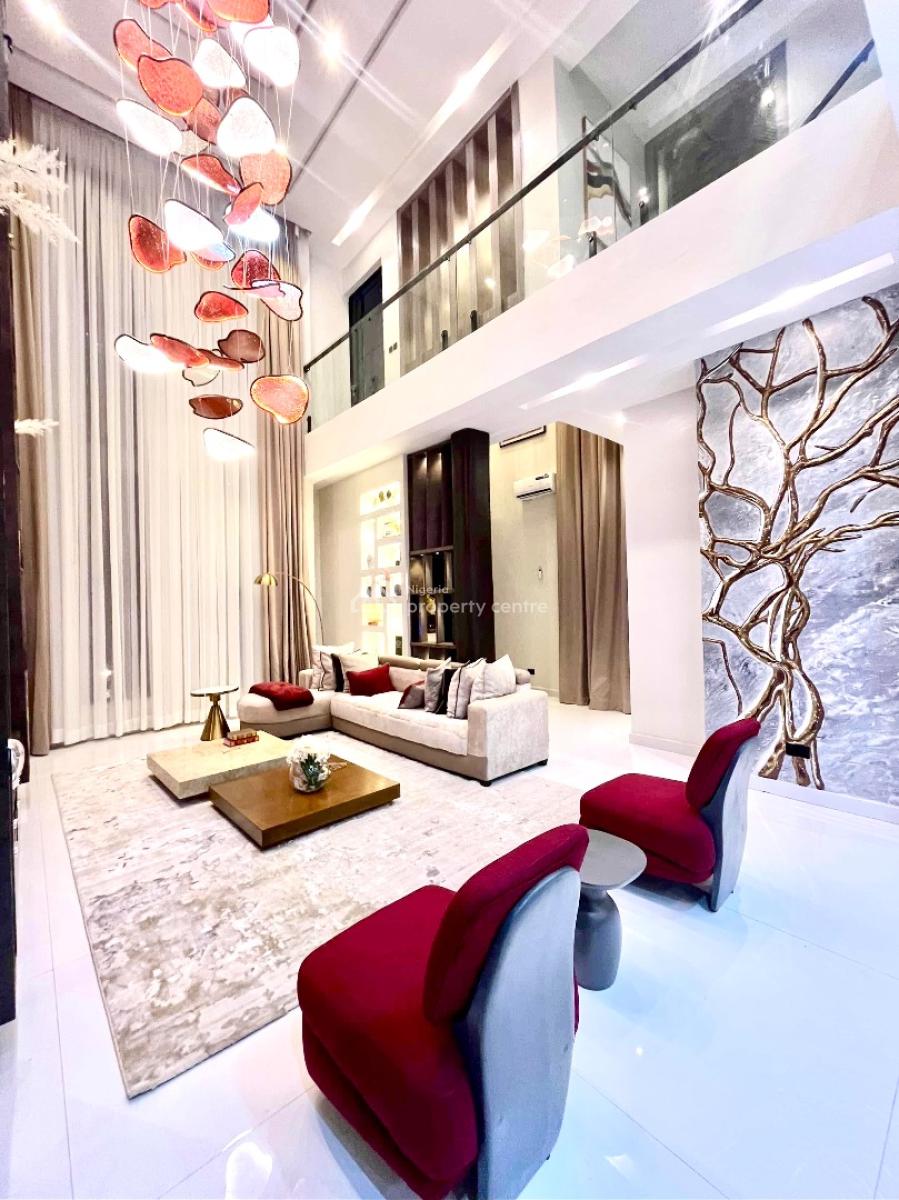 Super Luxury 5bedrooms Fully Detached House with Cinema , Gym, & Swimm, Megamound Estate, Lekki, Lagos, Detached Duplex for Rent