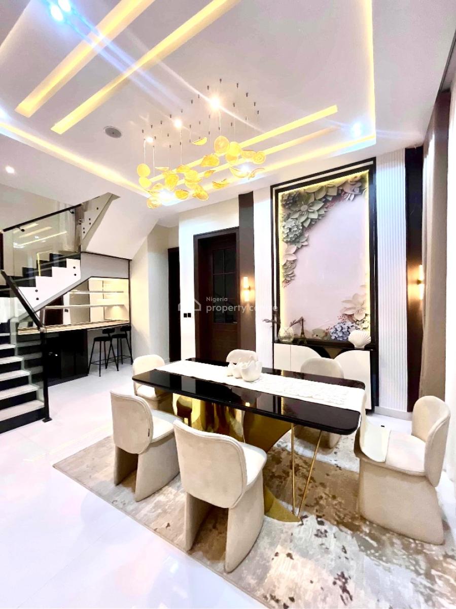 Super Luxury 5bedrooms Fully Detached House with Cinema , Gym, & Swimm, Megamound Estate, Lekki, Lagos, Detached Duplex for Rent