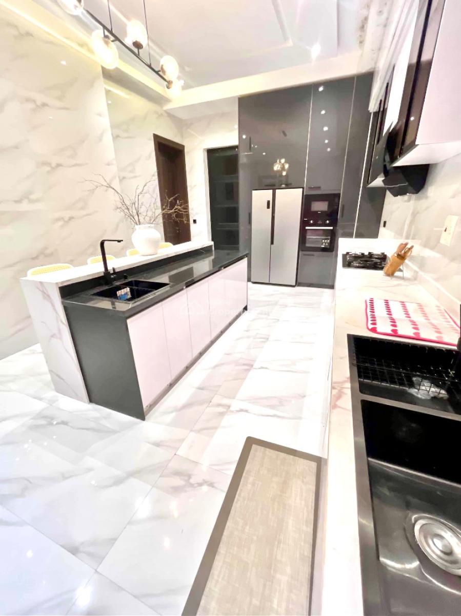 Super Luxury 5bedrooms Fully Detached House with Cinema , Gym, & Swimm, Megamound Estate, Lekki, Lagos, Detached Duplex for Rent