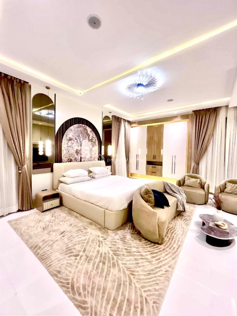 Super Luxury 5bedrooms Fully Detached House with Cinema , Gym, & Swimm, Megamound Estate, Lekki, Lagos, Detached Duplex for Rent