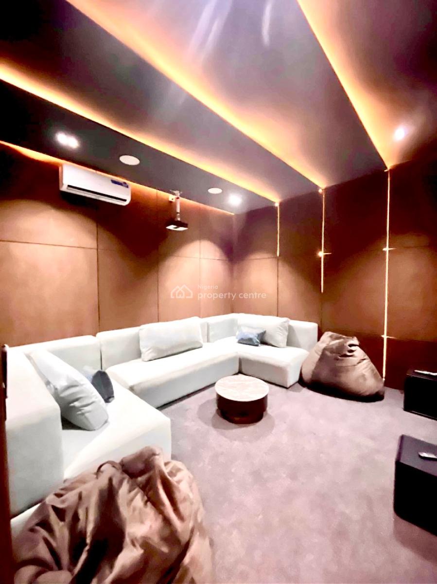 Super Luxury 5bedrooms Fully Detached House with Cinema , Gym, & Swimm, Megamound Estate, Lekki, Lagos, Detached Duplex for Rent