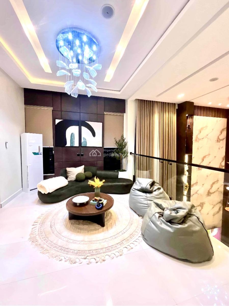 Super Luxury 5bedrooms Fully Detached House with Cinema , Gym, & Swimm, Megamound Estate, Lekki, Lagos, Detached Duplex for Rent