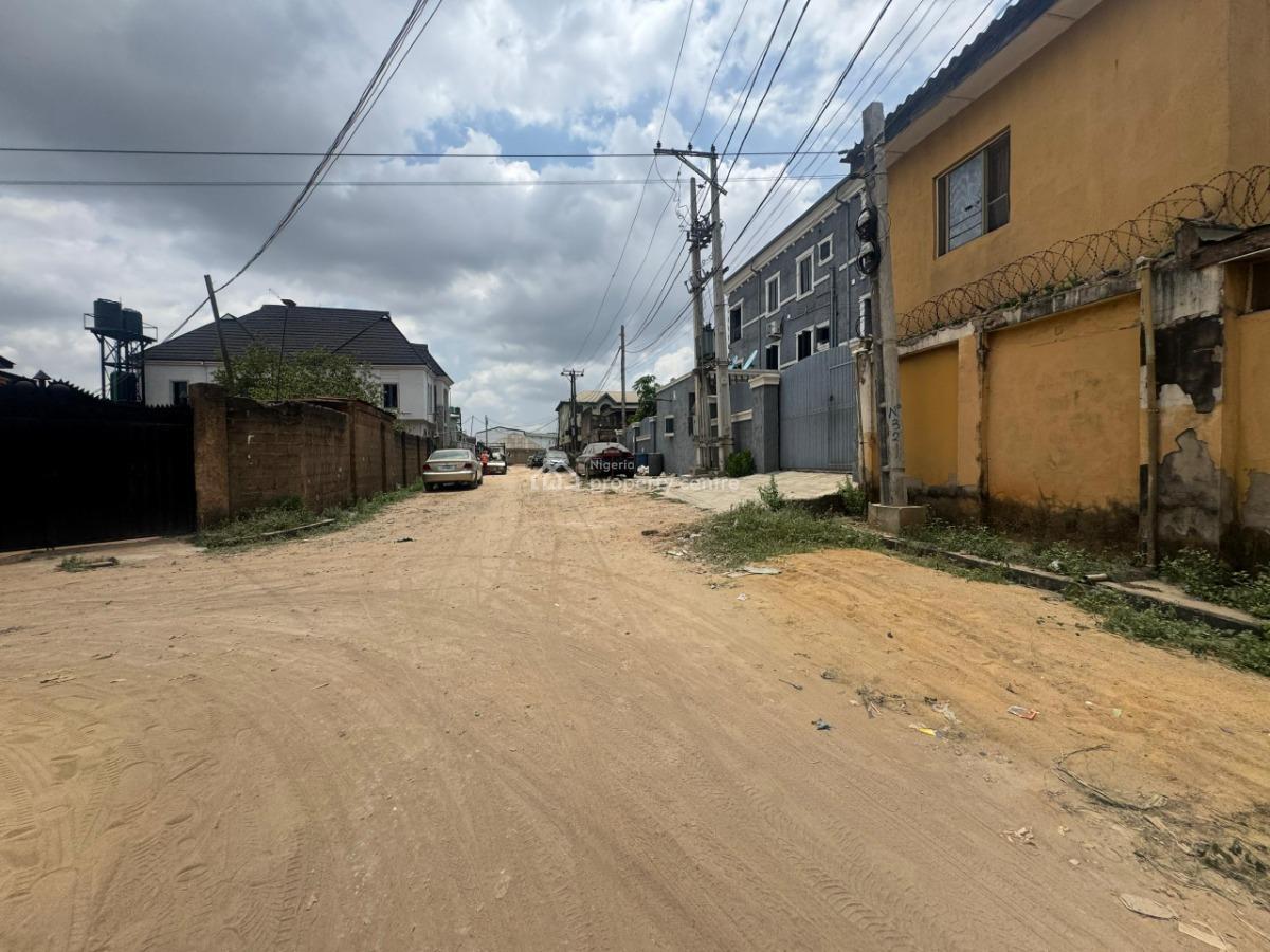 Well Located and Secured Corner Piece Land Measuring 300sqm, Ogba, Ikeja, Lagos, Residential Land for Sale