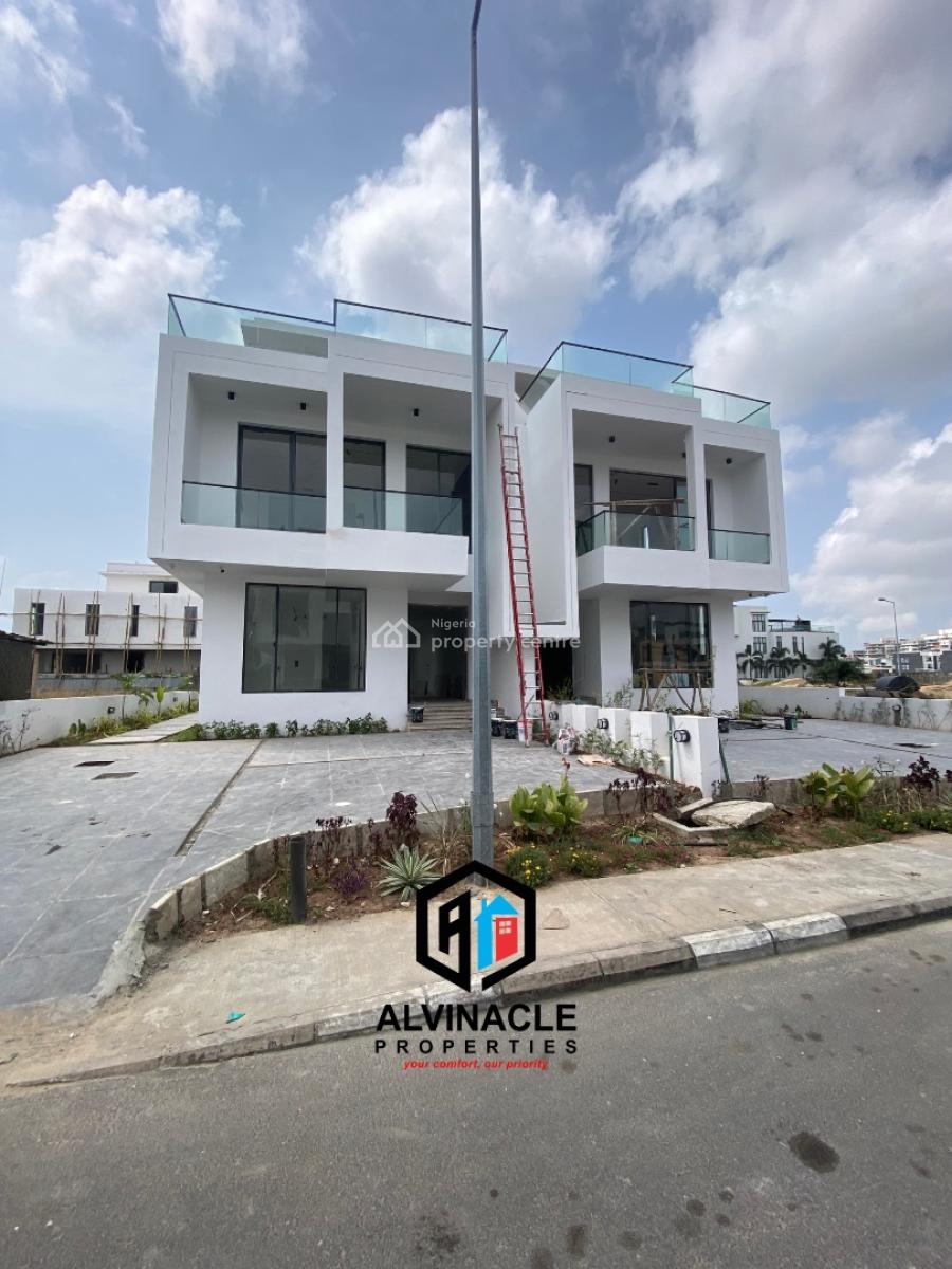 Newly Built Luxury 5 Bed Duplex with Elevator, Cowrie Creek, Ikate, Lekki, Lagos, Semi-detached Duplex for Sale