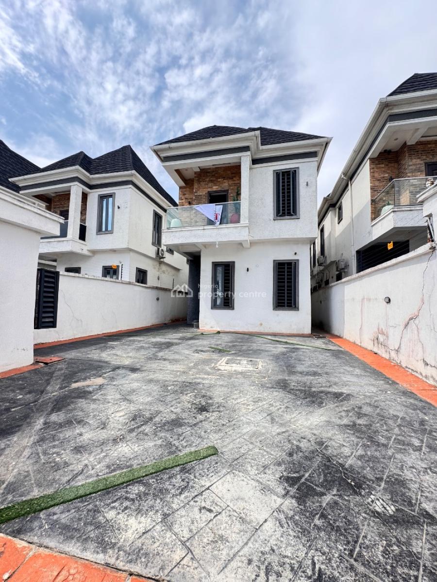 Nice 4 Bedroom Duplex Semi Detached with Bq Self Compound, Orchid Road Lekki, Lekki, Lagos, Semi-detached Duplex for Rent