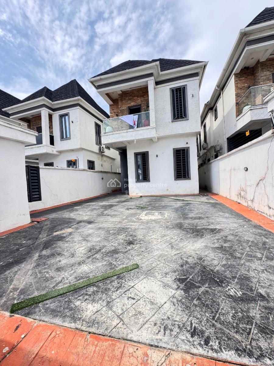 Nice 4 Bedroom Duplex Semi Detached with Bq Self Compound, Orchid Road Lekki, Lekki, Lagos, Semi-detached Duplex for Rent