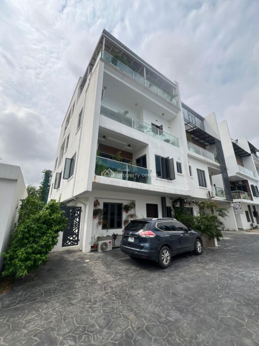 Luxury Semi Detached Duplex with Rooftop Lounge, Cinema &pool, Lekki Phase 1, Lekki, Lagos, Semi-detached Duplex for Rent