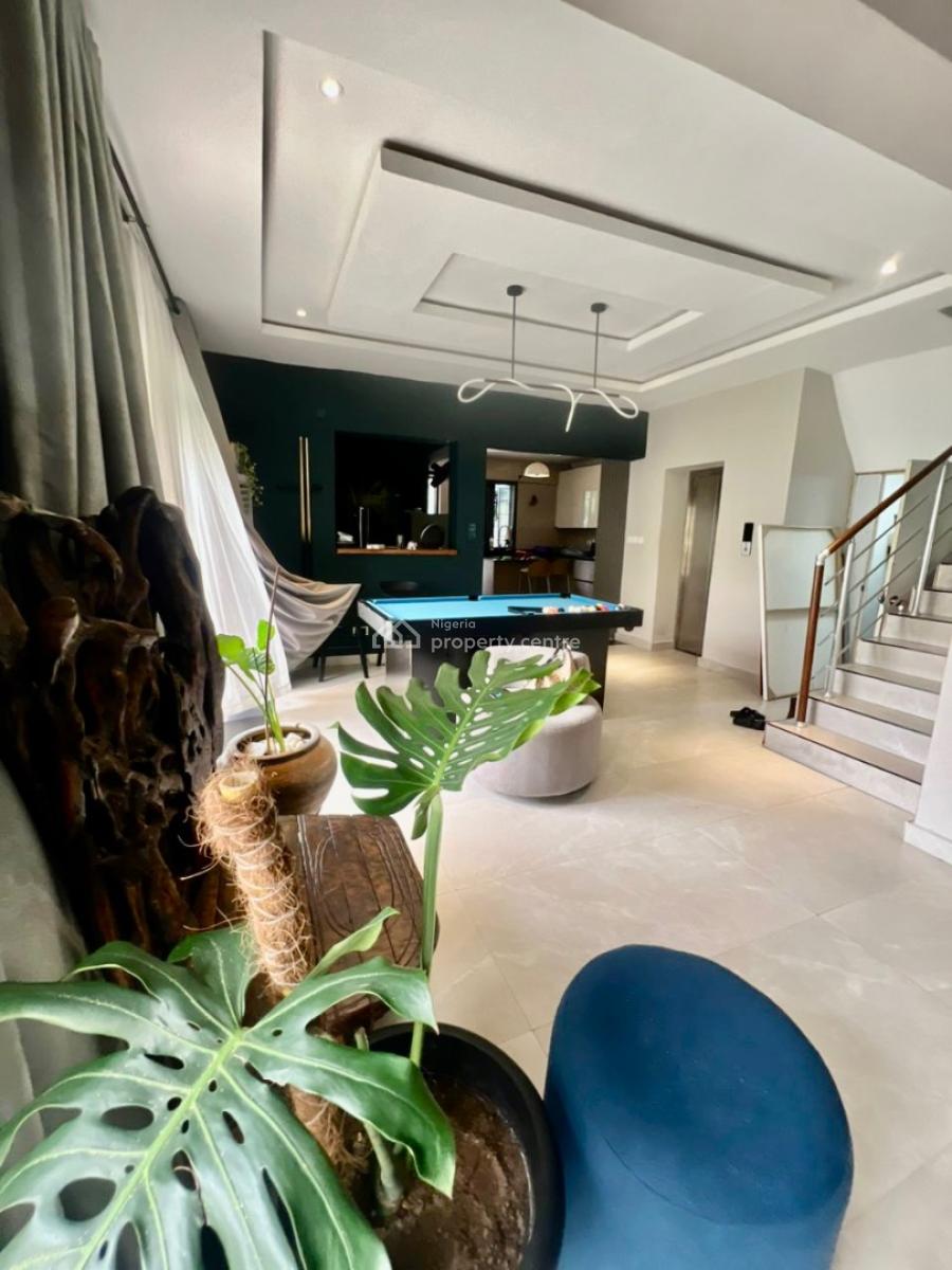 Luxury Semi Detached Duplex with Rooftop Lounge, Cinema &pool, Lekki Phase 1, Lekki, Lagos, Semi-detached Duplex for Rent