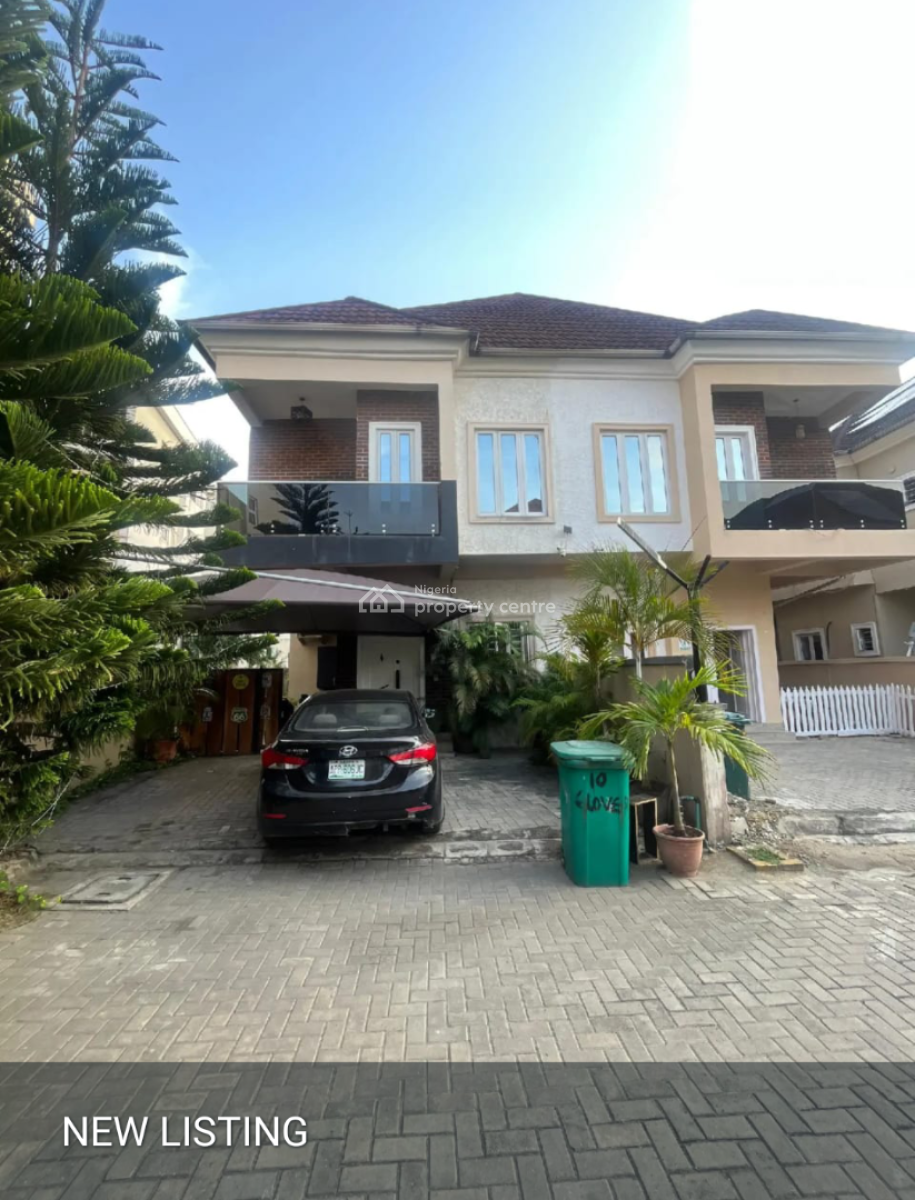 Spacious 4 Bedroom Semi-detached Detached Duplex with Bq, Bricks Court Estate Beside Orchid Hotel, Lekki Phase 2, Lekki, Lagos, Semi-detached Duplex for Rent