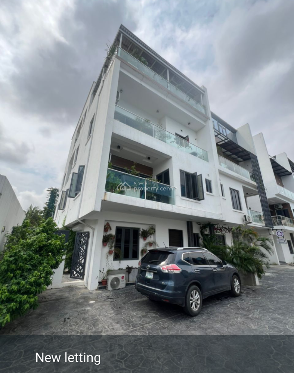 5 Bedroom Semi-detached Duplex with Cinema, Rooftop Lounge and Swimming Pool, Off Admiralty Way, Lekki Phase 1, Lekki, Lagos, Semi-detached Duplex for Rent