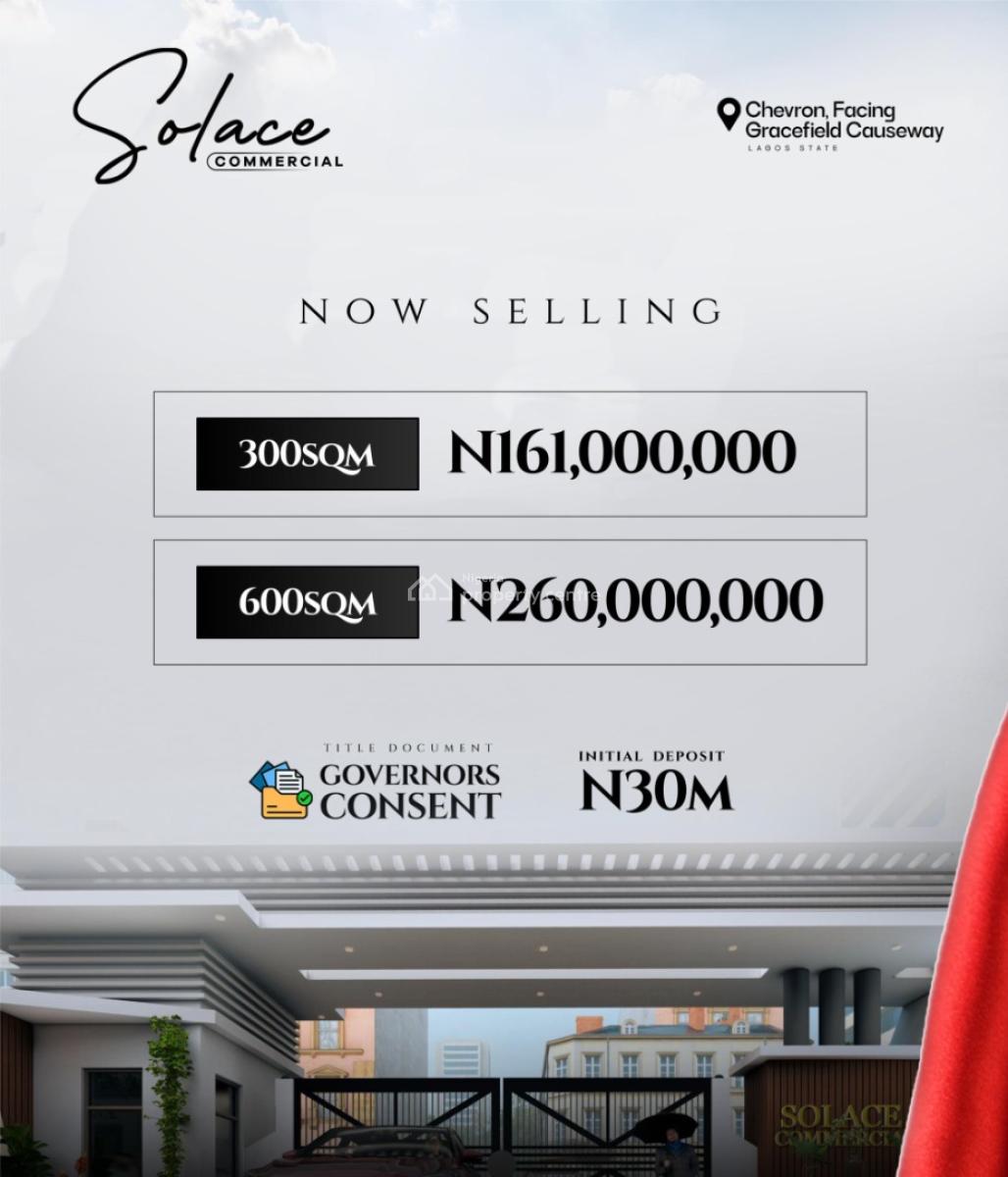 Commercial Land with Cofo and Governors Consent, Chevron Drive, Lekki, Lagos, Commercial Land for Sale