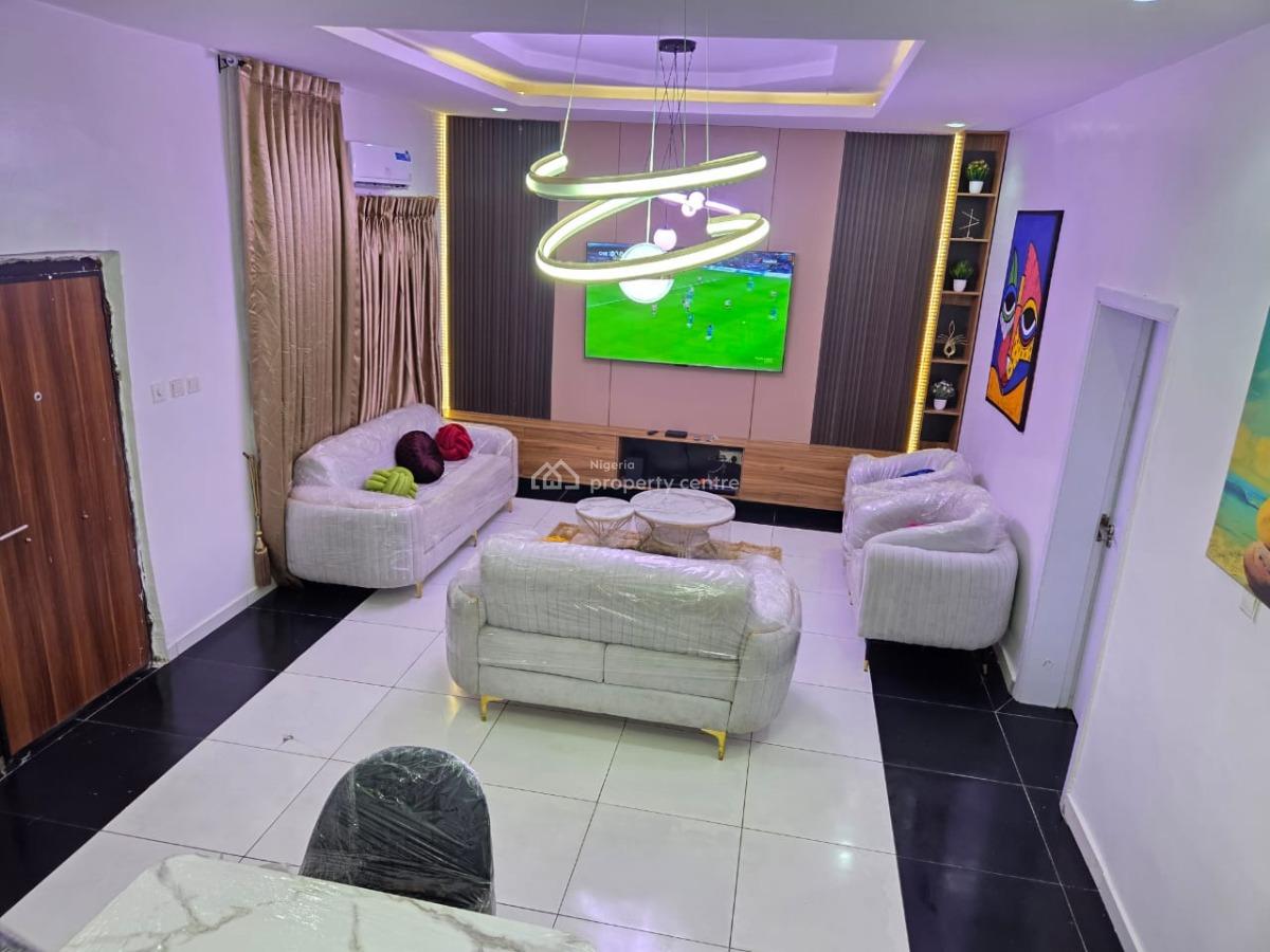Luxury Furnished 4 Bedroom Terrace Duplex in a Secured Estate, Susan Orji Street, Royal View Estate. in Proximity to Iogc Filling Sta, Ikota, Lekki, Lagos, Terraced Duplex Short Let
