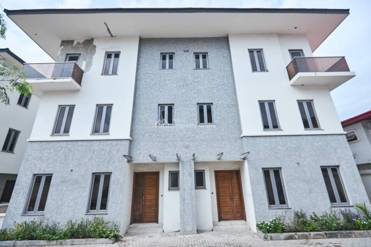 4 Bedroom Semi Detached House with 1-room Domestic Staff Quarters, George Omonubi Street, Lekki Phase 1, Lekki, Lagos, Semi-detached Duplex for Rent
