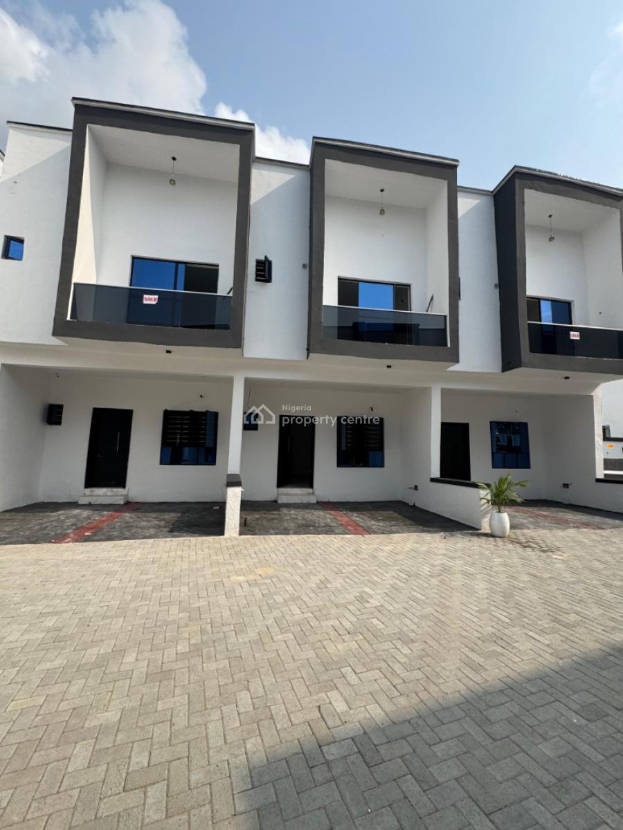 Newly Built 3 Bedroom Terraced Duplex, General Paint , Sangotedo, Ajah, Lagos, Terraced Duplex for Sale