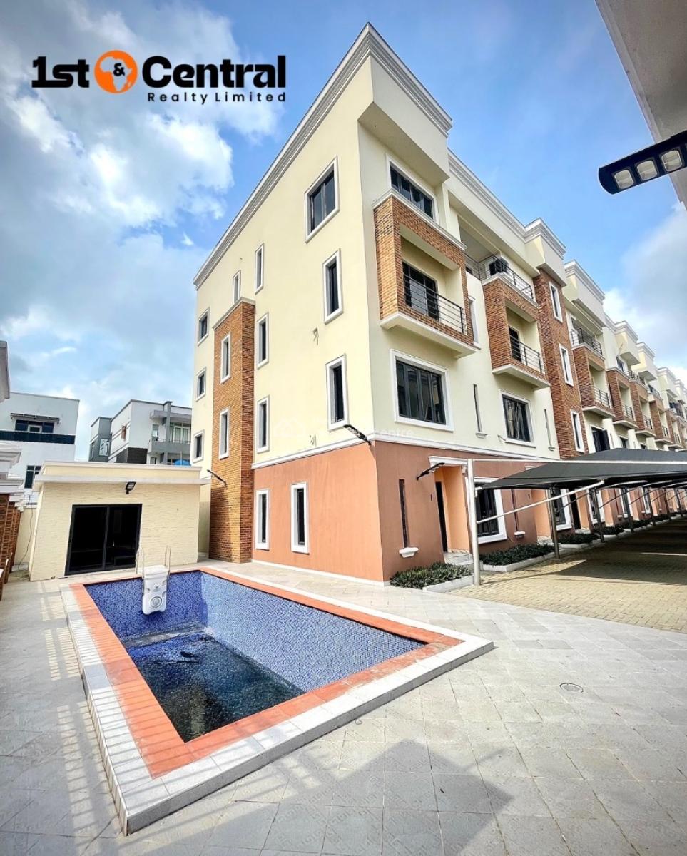 Brand New 4bedrooms with a Bq, Lekki Phase 1, Lekki, Lagos, Terraced Duplex for Rent