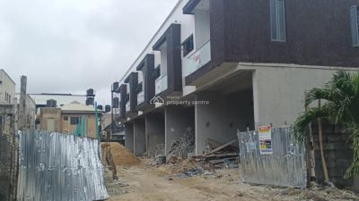 Newly Built 4 Bedrooms Terrace Duplex House, Oak Estate, Sangotedo, Ajah, Lagos, Terraced Duplex for Sale