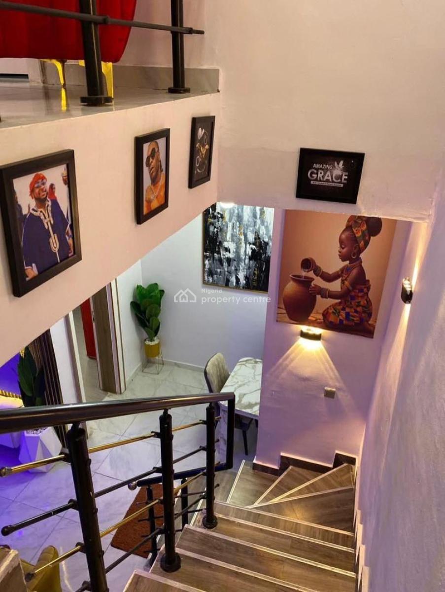 Tastefully Furnished 3bedroom Terrace Duplex + Bq, Monastery Road, Sangotedo, Ajah, Lagos, Terraced Duplex for Rent