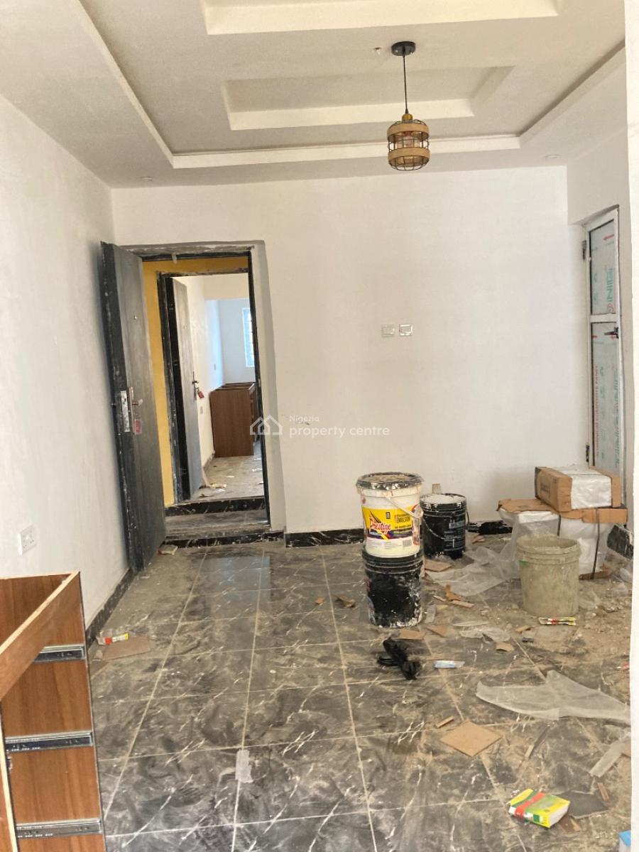 Brand New Mini Flat Upstairs with 2 Toilet Fenced with Gate, Off Alausa Bus Stop, Alausa, Ikeja, Lagos, Mini Flat (room and Parlour) for Rent