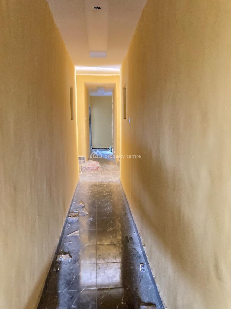 Brand New Mini Flat Upstairs with 2 Toilet Fenced with Gate, Off Alausa Bus Stop, Alausa, Ikeja, Lagos, Mini Flat (room and Parlour) for Rent