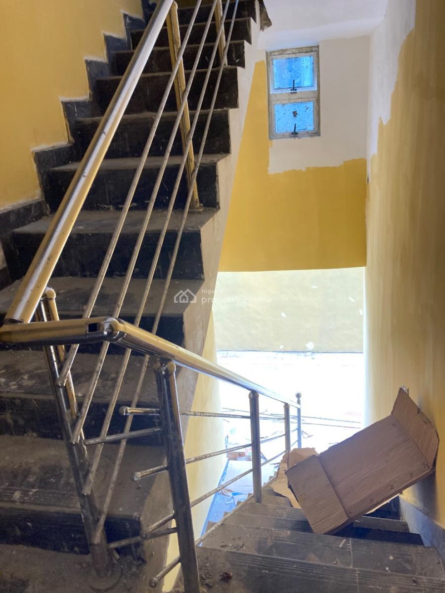 Brand New Mini Flat Upstairs with 2 Toilet Fenced with Gate, Off Alausa Bus Stop, Alausa, Ikeja, Lagos, Mini Flat (room and Parlour) for Rent