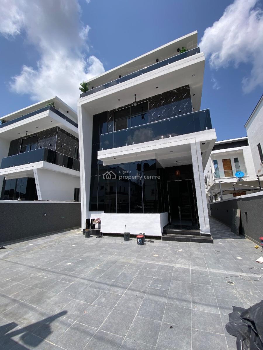 Newly Built 5 Bedroom Duplex Comes with Swimming Pool Plus Bq, By Blenco Supermarket, Sangotedo, Ajah, Lagos, Detached Duplex for Sale