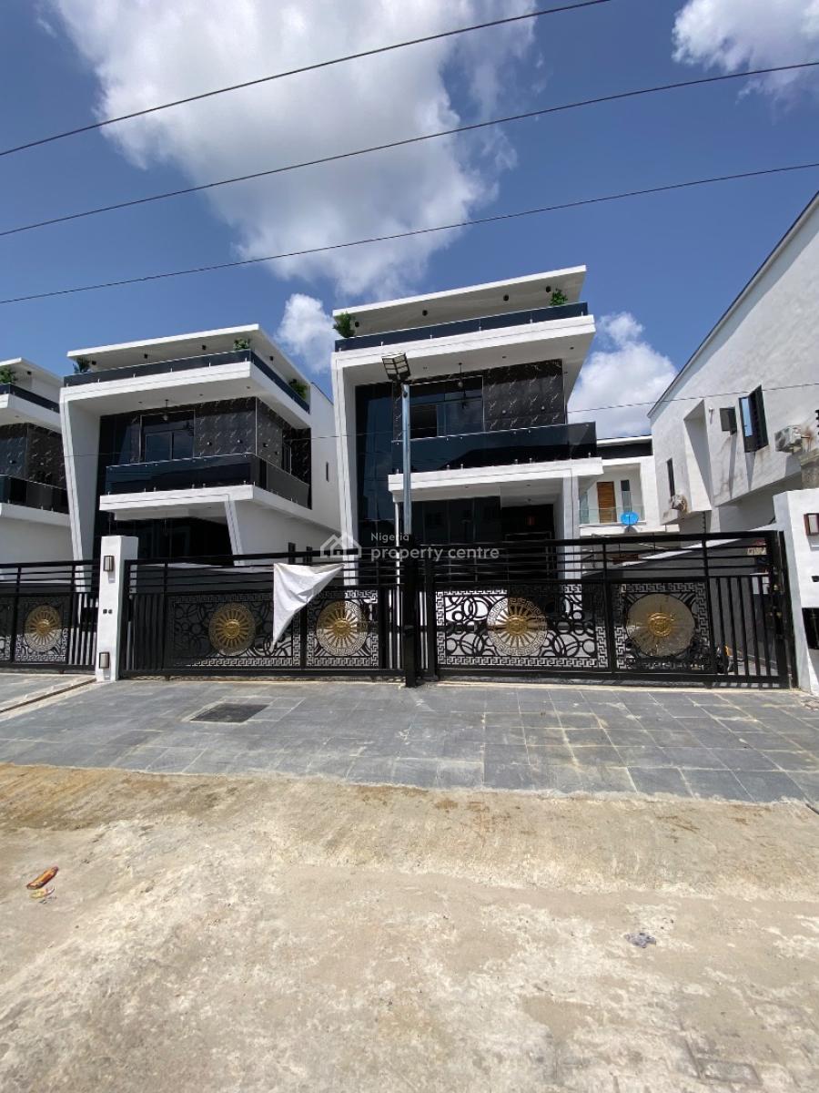 Newly Built 5 Bedroom Duplex Comes with Swimming Pool Plus Bq, By Blenco Supermarket, Sangotedo, Ajah, Lagos, Detached Duplex for Sale