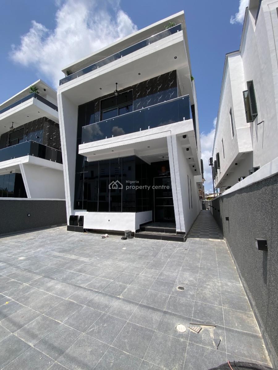 Newly Built 5 Bedroom Duplex Comes with Swimming Pool Plus Bq, By Blenco Supermarket, Sangotedo, Ajah, Lagos, Detached Duplex for Sale