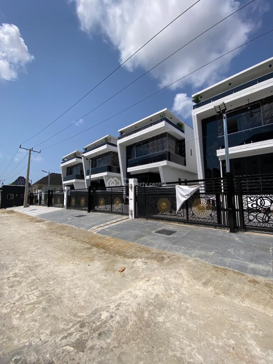 Newly Built 5 Bedroom Duplex Comes with Swimming Pool Plus Bq, By Blenco Supermarket, Sangotedo, Ajah, Lagos, Detached Duplex for Sale