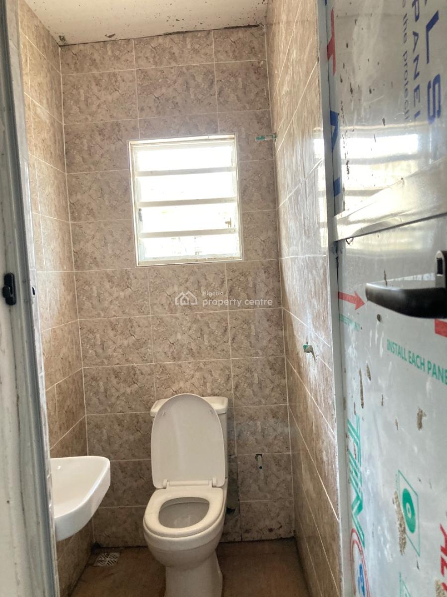 Brand New Room Self Contain with Pop Upstairs, By Alausa Bus Stop, Alausa, Ikeja, Lagos, Self Contain (single Rooms) for Rent