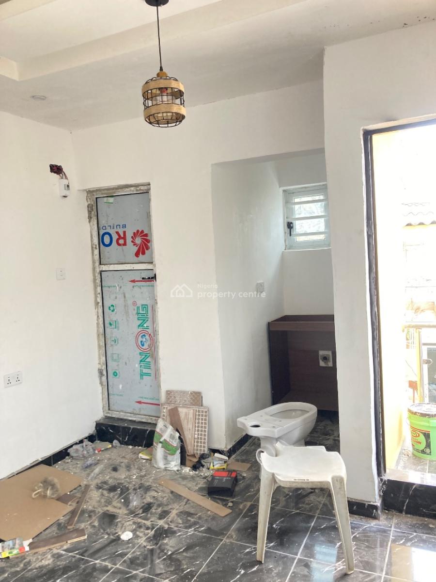 Brand New Room Self Contain with Pop Upstairs, By Alausa Bus Stop, Alausa, Ikeja, Lagos, Self Contain (single Rooms) for Rent