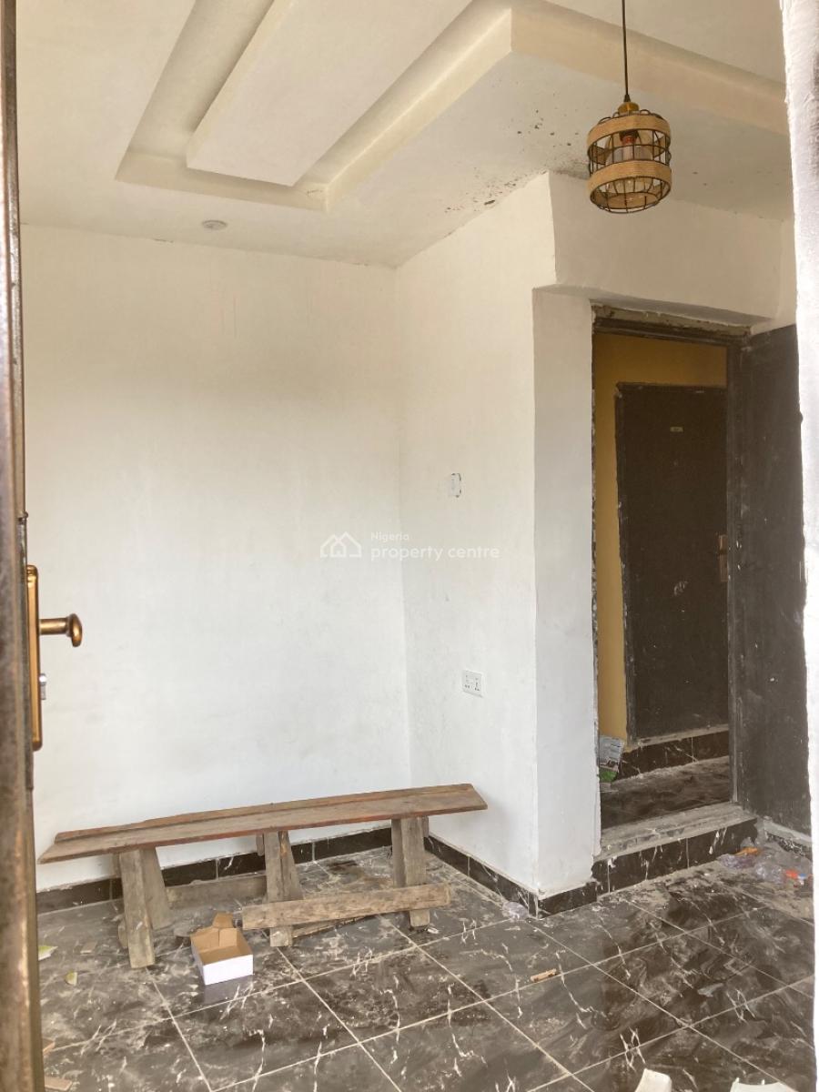 Brand New Room Self Contain with Pop Upstairs, By Alausa Bus Stop, Alausa, Ikeja, Lagos, Self Contain (single Rooms) for Rent